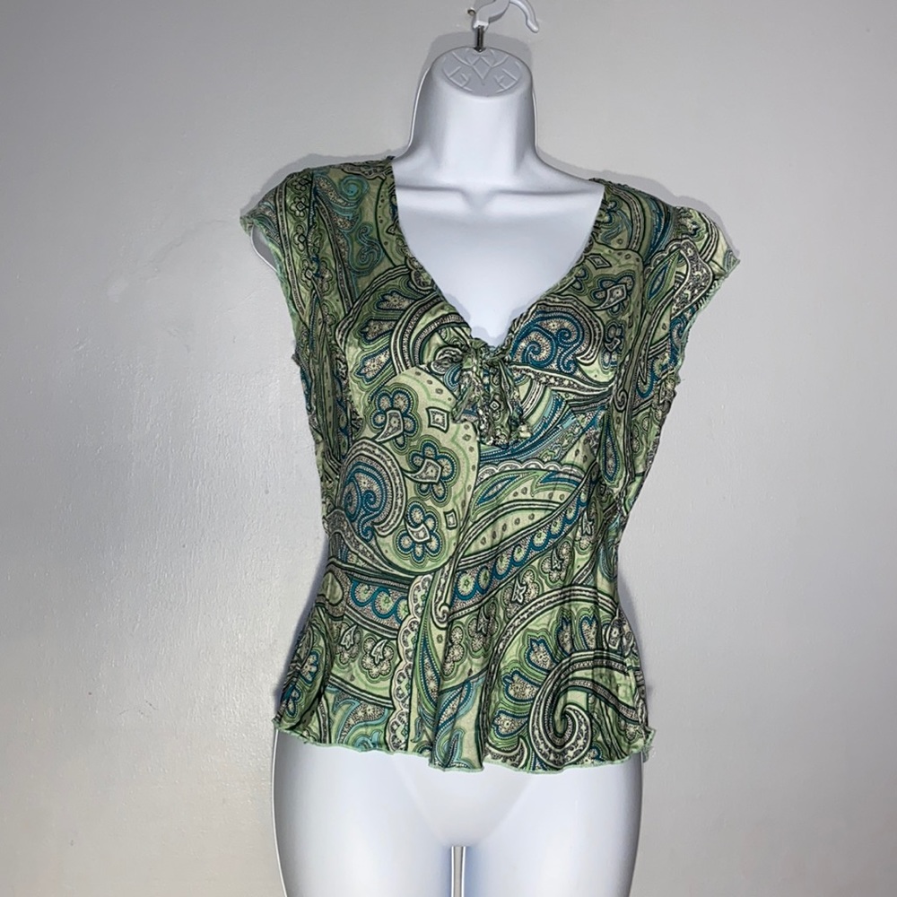 Silk summer blouse